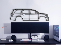 Toyota Sequoia 2nd Gen (XK60) 2008 Silhouette Wall Art