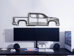 2022 Tundra Hybrid 3rd Gen Silhouette Wall Art