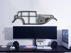 1930 8 Litre Silhouette Wall Art