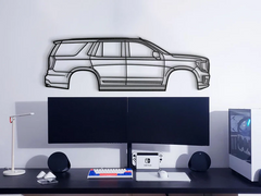 2021 Yukon 5th Gen Silhouette Wall Art