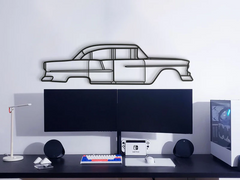 1955 Bel Air Silhouette Wall Art