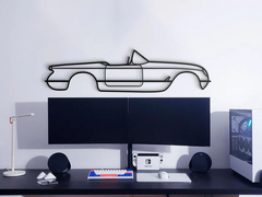 1953 Corvette Silhouette Wall Art