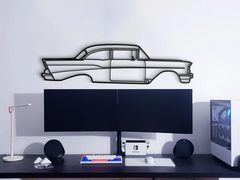 1957 Bel Air Silhouette Wall Art