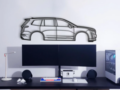 2020 XT6 1st Gen Silhouette Wall Art