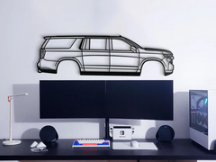 2021 Suburban 12th Gen Silhouette Wall Art