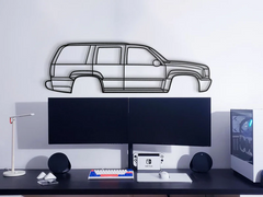 1999 Escalade 1st Gen Silhouette Wall Art