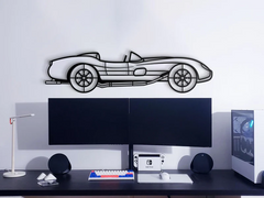 1957 250 Testa Rossa Silhouette Wall Art