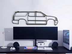 2007 Yukon 3rd Gen Silhouette Wall Art