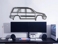 1997 CR-V 1st Gen Silhouette Wall Art