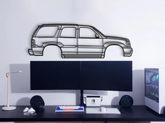 2002 Escalade 2nd Gen Silhouette Wall Art