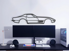 1970 Corvette ZR-1 Silhouette Wall Art