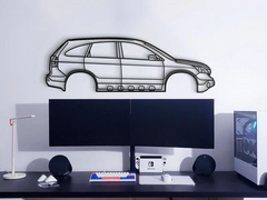 2007 CR-V 3rd Gen Silhouette Wall Art