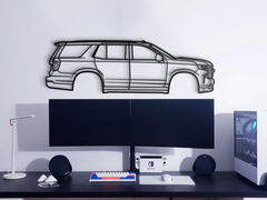 2021 Tahoe 5th Gen Silhouette Wall Art