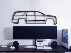 2015 Escalade ESV 4th Gen Silhouette Wall Art