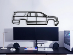 2015 Suburban 11th Gen Silhouette Wall Art