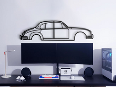 1959 MK II 3.8 Silhouette Wall Art