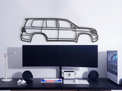 Toyota Land Cruiser 7th Gen (J200) 2008 Silhouette Wall Art