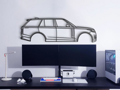 Land Rover New Range Rover 2022 Silhouette Wall Art