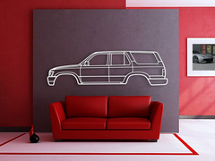 Toyota 4Runner 2nd Gen (N120) 1990 Silhouette Wall Art