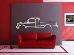 1995 Tacoma 1st Gen Silhouette Wall Art