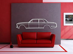 Rolls-Royce Corniche 1971 Silhouette Wall Art