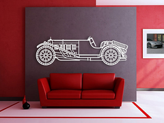 Mercedes-Benz SSK 1929 Silhouette Wall Art