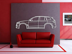 2020 X3 M G01 3rd Gen Silhouette Wall Art