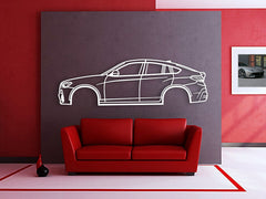 2015 X4 F26 1st Gen Silhouette Wall Art