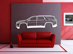 2018 Traverse 2nd Gen Silhouette Wall Art