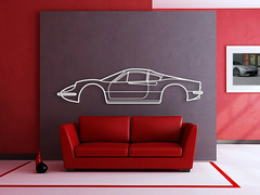 1969 Dino 246 GT Silhouette Wall Art