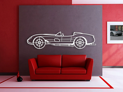 1957 250 Testa Rossa Silhouette Wall Art