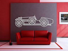 1926 Type 35 C Silhouette Wall Art