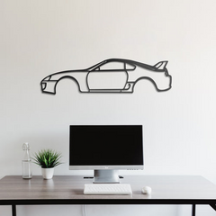 Toyota Supra MK4 Silhouette Wall Art