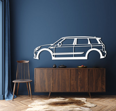 Mini Cooper S Silhouette Wall Art